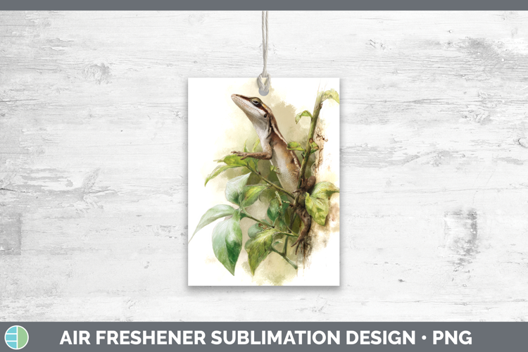 Anole Lizards Air Freshener Sublimation Design