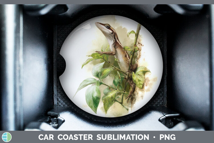 GorgeousLizards Car Coaster design.