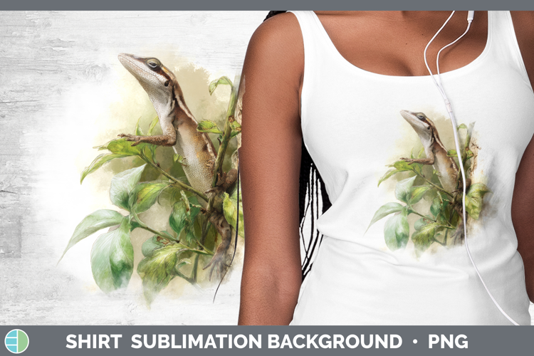 Anole Lizards Shirt Sublimation Design