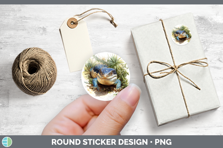Blue Tongue Skink Lizards Stickers Design