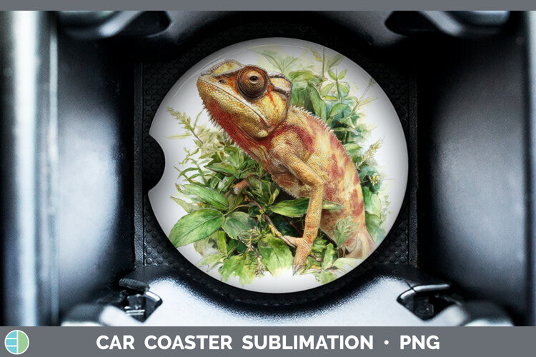 GorgeousLizards Car Coaster design.