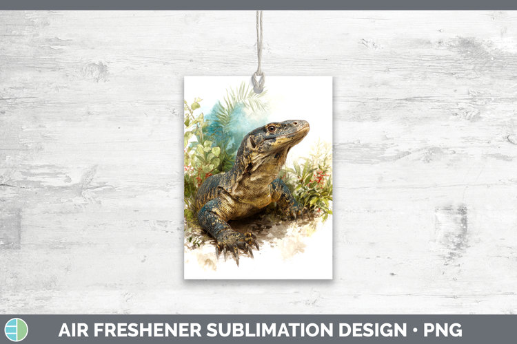 Crocodile Monitor Lizards Air Freshener Sublimation Design