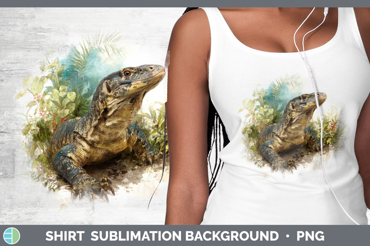 Crocodile Monitor Lizards Shirt Sublimation Design