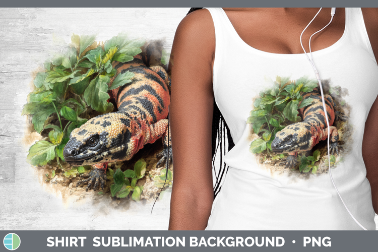 Gila Monster Lizards Shirt Sublimation Design