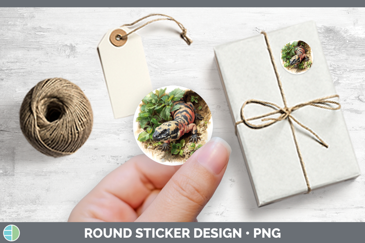 Gila Monster Lizards Stickers Design