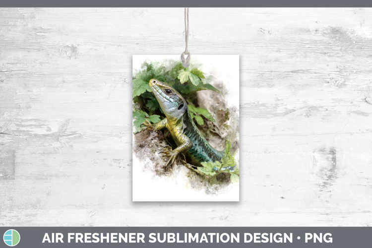Glass Lizards Air Freshener Sublimation Design