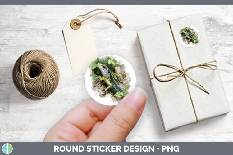 Glass Lizards Stickers Design