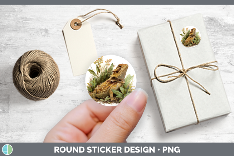 Horned Lizards Stickers Design
