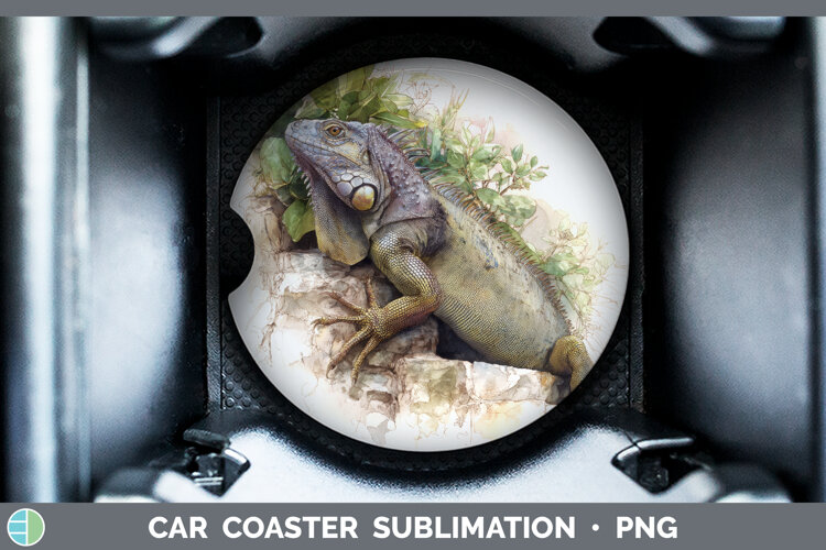 GorgeousLizards Car Coaster design.