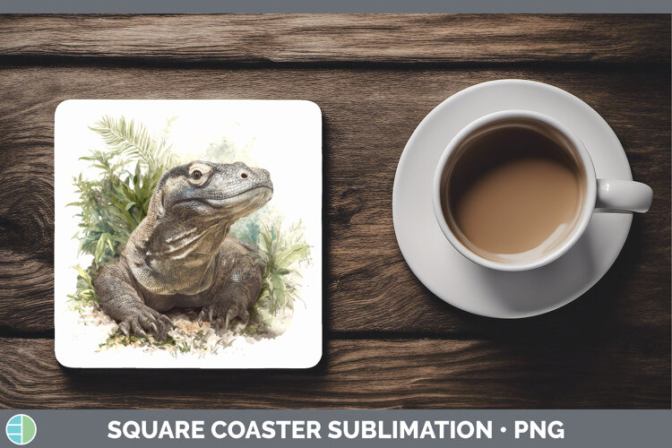 GorgeousLizards Square Coaster design.