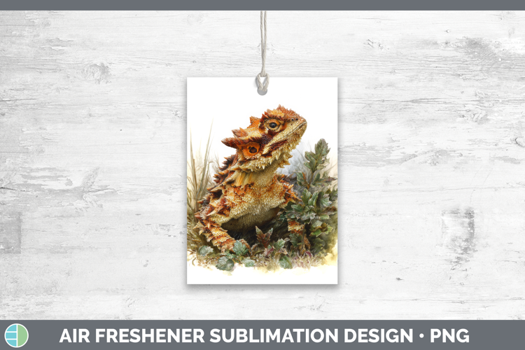 Moloch Thorny Devil Lizards Air Freshener Sublimation Design