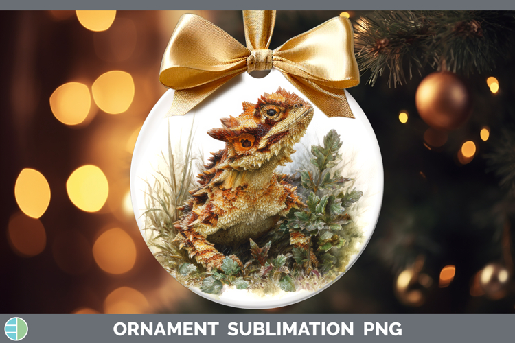 Moloch Thorny Devil Lizards Ornament Sublimation Design