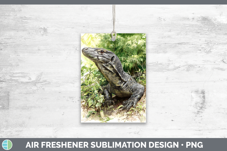 Monitor Lizards Air Freshener Sublimation Design