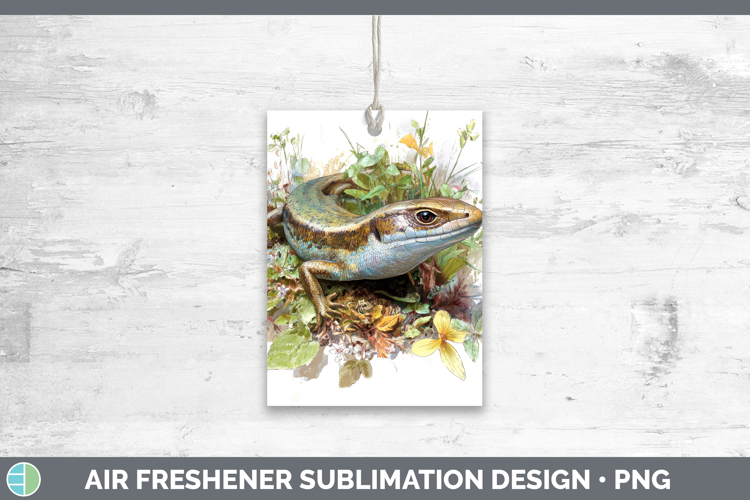 Skink Lizards Air Freshener Sublimation Design