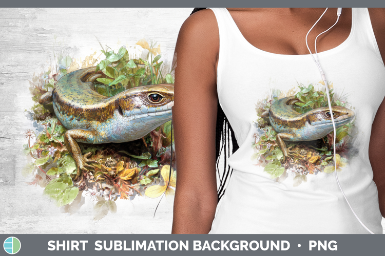 Skink Lizards Shirt Sublimation Design