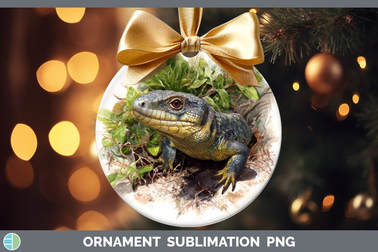 Tegus Lizards Ornament Sublimation Design