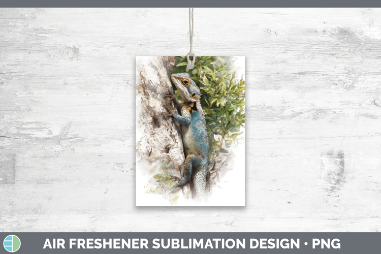 Tree Agama Lizards Air Freshener Sublimation Design