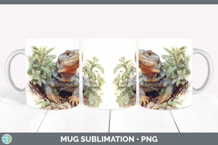 Uromastyx Lizards Mug Wrap Sublimation Design