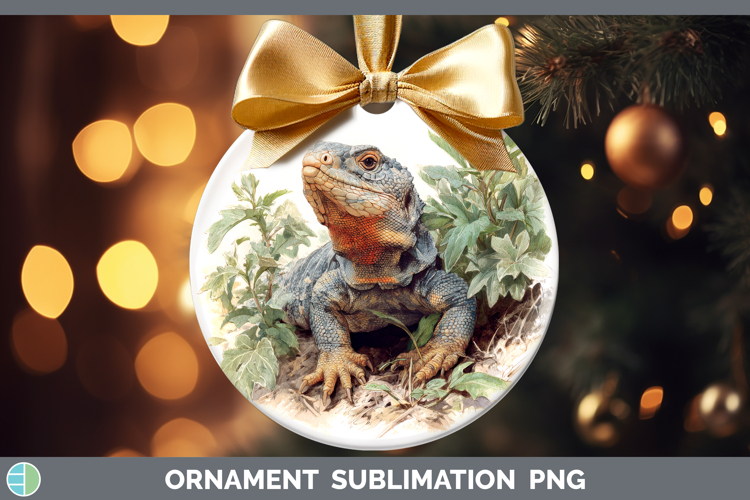 Uromastyx Lizards Ornament Sublimation Design
