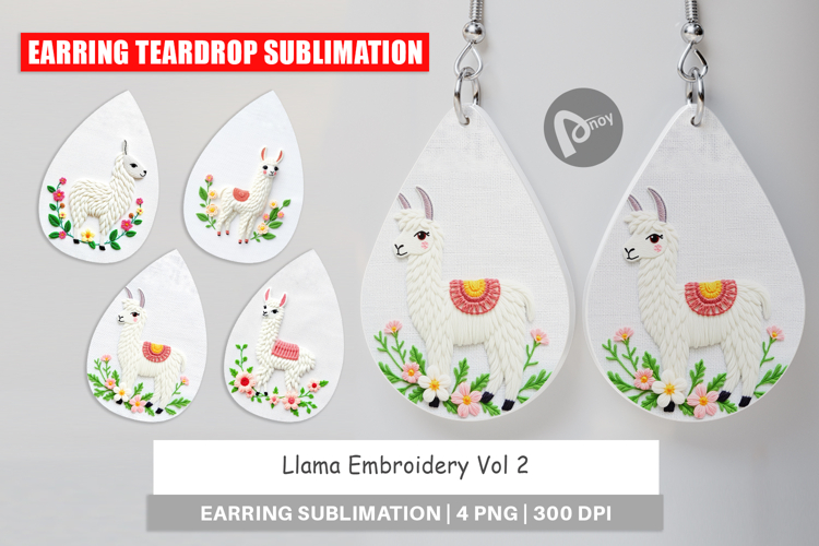 Llama Embroidery Designs Image 7