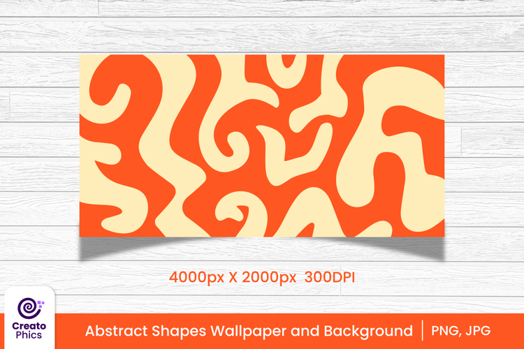 orange color decorative abstract background and wallpaper