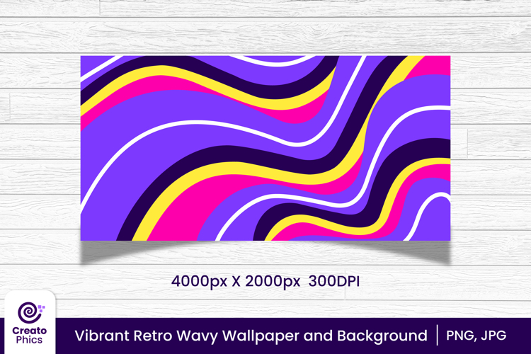 vibrant colorful retro abstract background and wallpaper