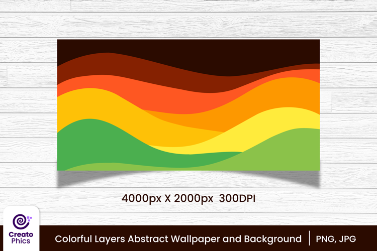 colorful layers abstract background wavy wallpaper