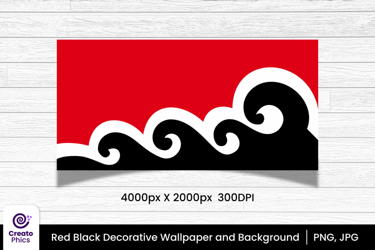red black decorative background abstract wallpaper design