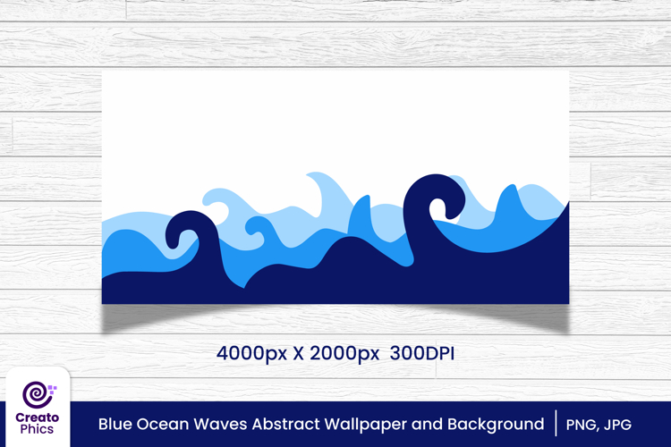 blue ocean waves background abstract wallpaper design