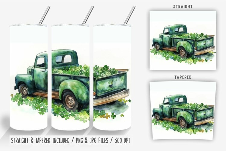 Load of Luck Vintage Truck Tumbler Wrap