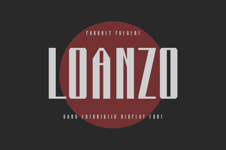 Loanzo Ultimate Futuristic Display Font