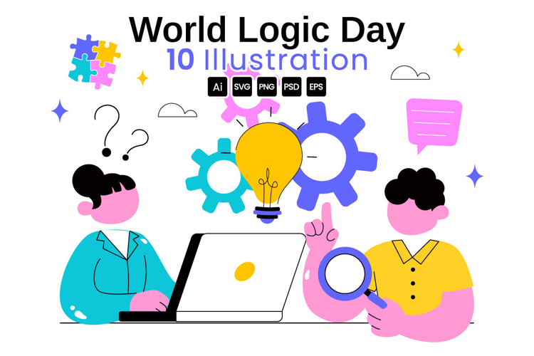 10 World Logic Day Illustration