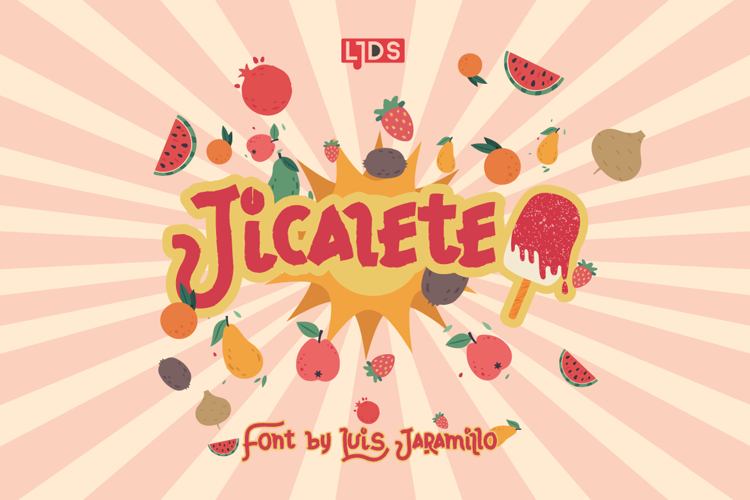 Jicalete font