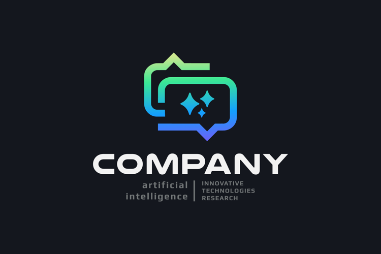 Chat Bubbles Ai Logo