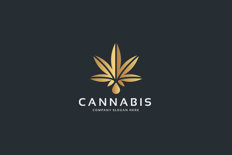 Cannabis Oil Pro Logo Template