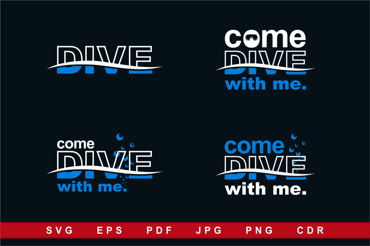 Logo Come Dive With Me