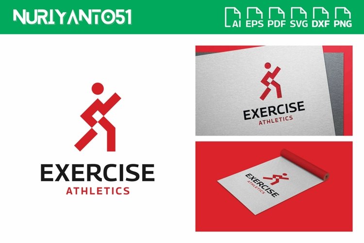 Simple Exercise Logo Design