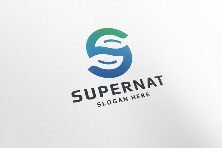 Super Nature Letter S Logo example image 1