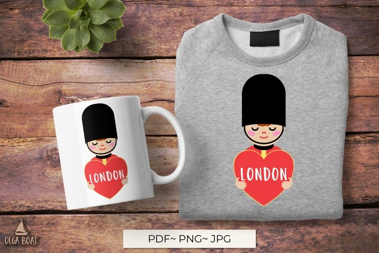 Royal guard sublimation being used as a Love London shirt print