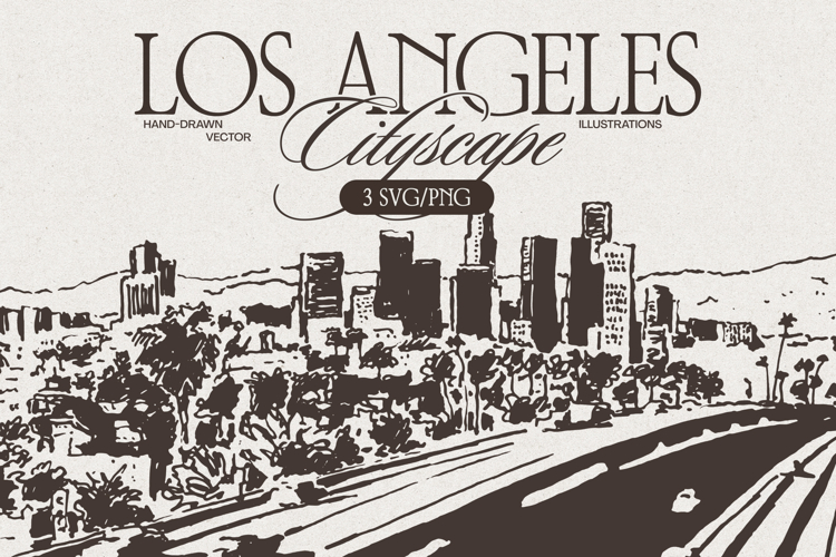 Los Angeles Cityscape Sketches