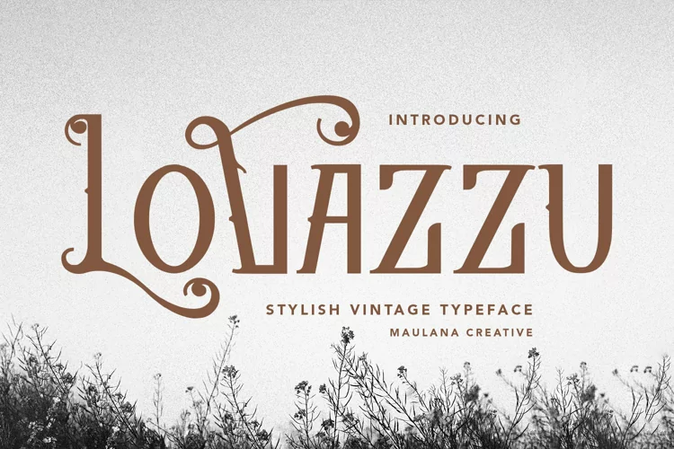 Lovazzu Stylish Vintage Typeface