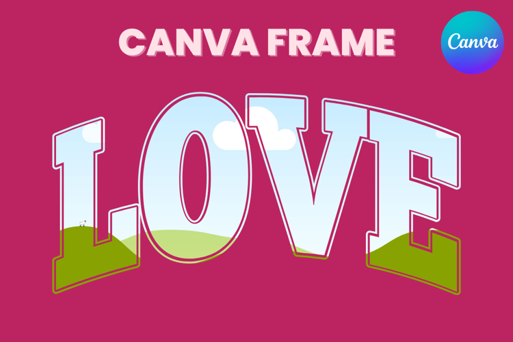 Love Canva Frame Varsity Valentines Day Photo Frame Shirt