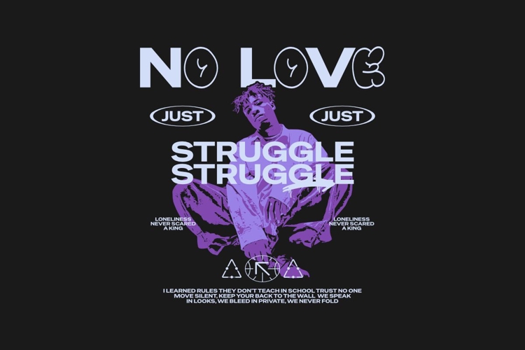 Struggle Urban Streetwear T-shirt Design