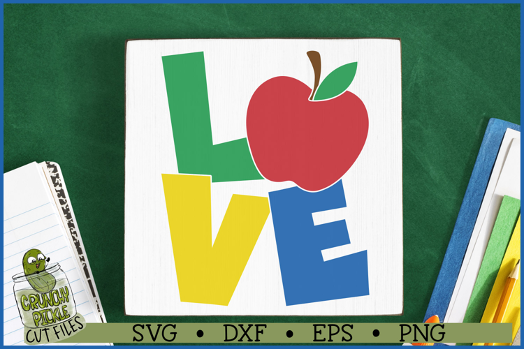 Love Apple SVG File