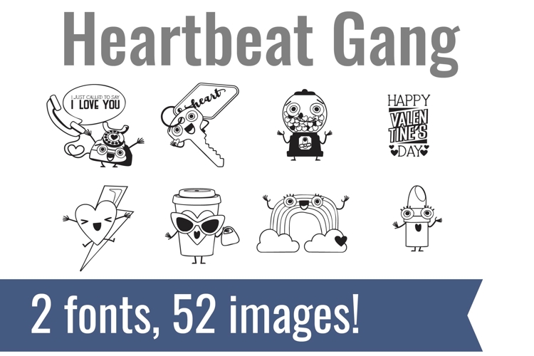 Heartbeat Gang Dingbats