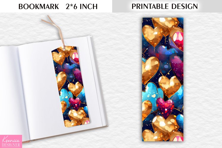 Stained Glass Bookmark Printable Design
