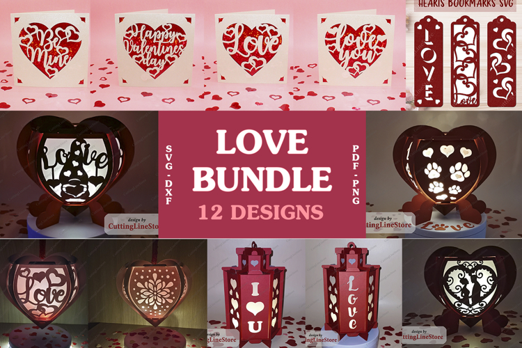 Love bundle | Happy valentines day svg