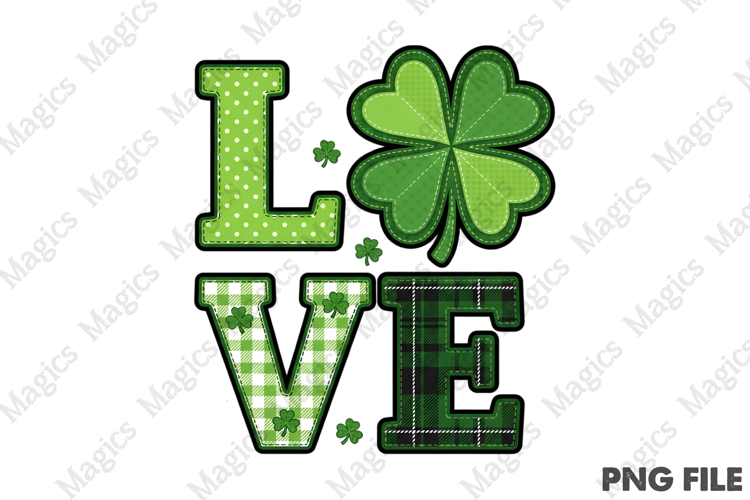 Love Cute Green St Patricks Day Png