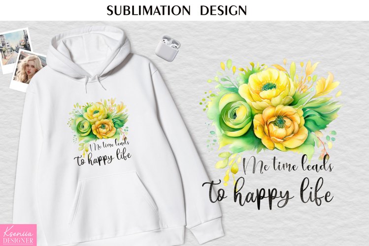 Watercolor Motivational Quotes |Love Yourself Sublimation