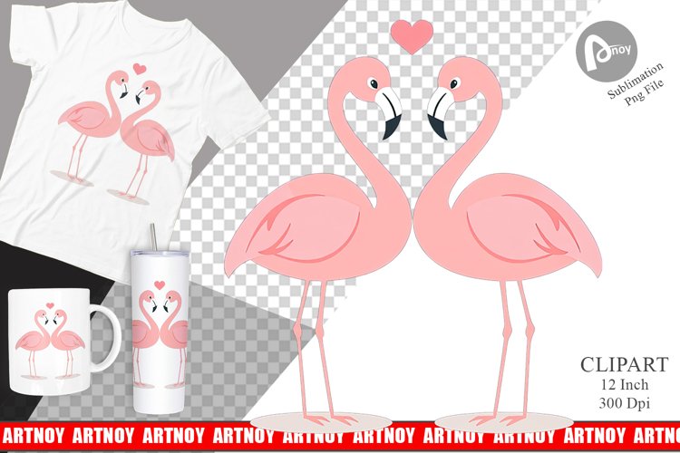 Flamingo Clipart Image 3